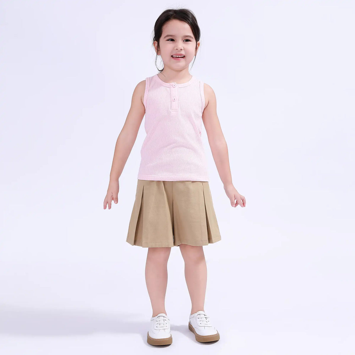 Plain Basic Vest For Girls Image