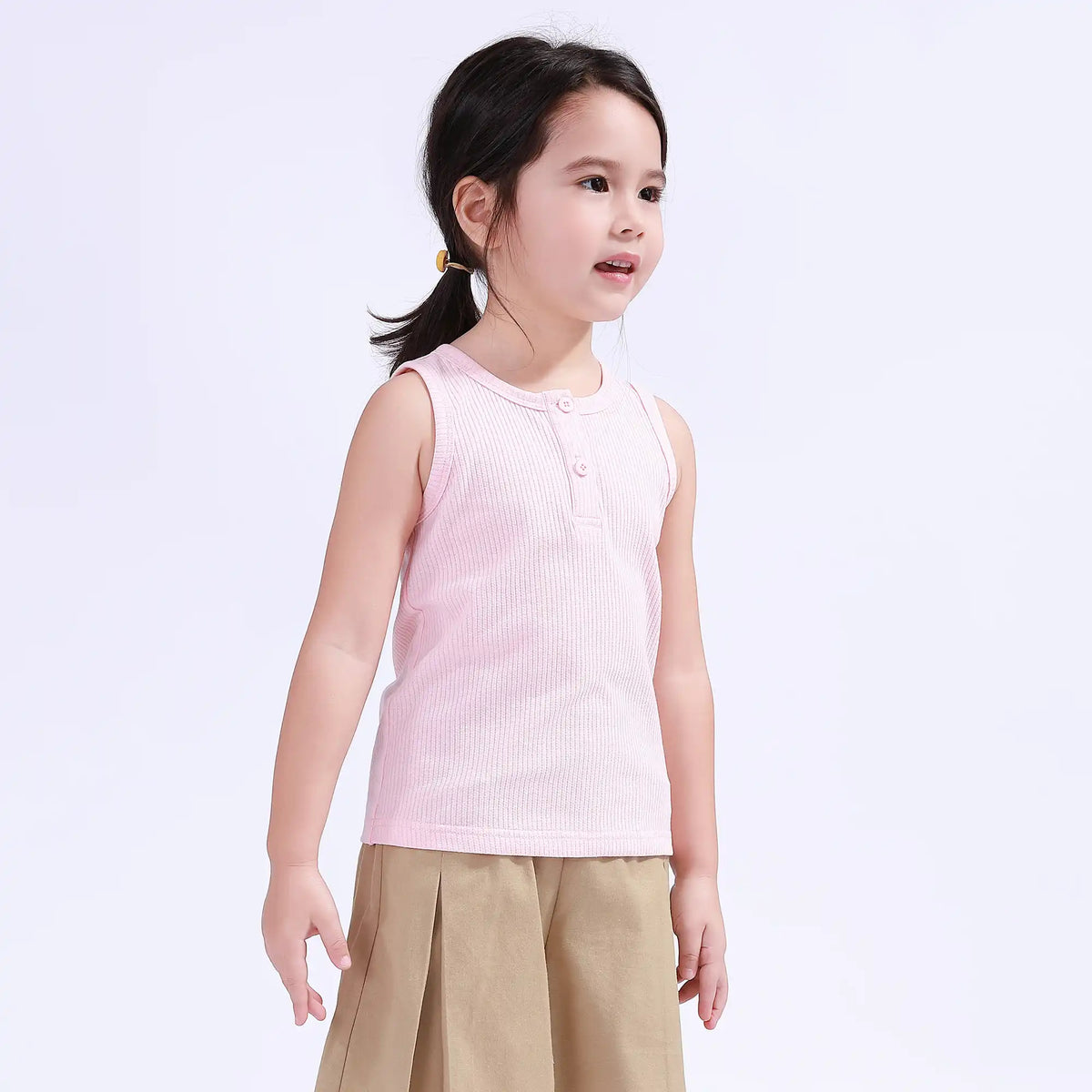 Plain Basic Vest For Girls Image