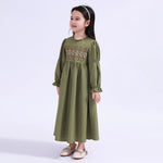 Floral Galabia For Girls Image