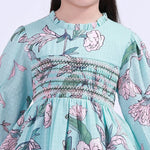 Floral Galabia For Girls Image