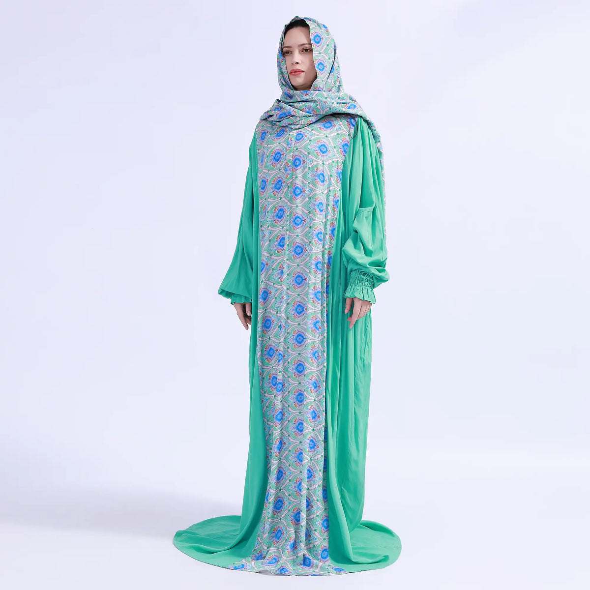 Printed Prayer Robe For Women