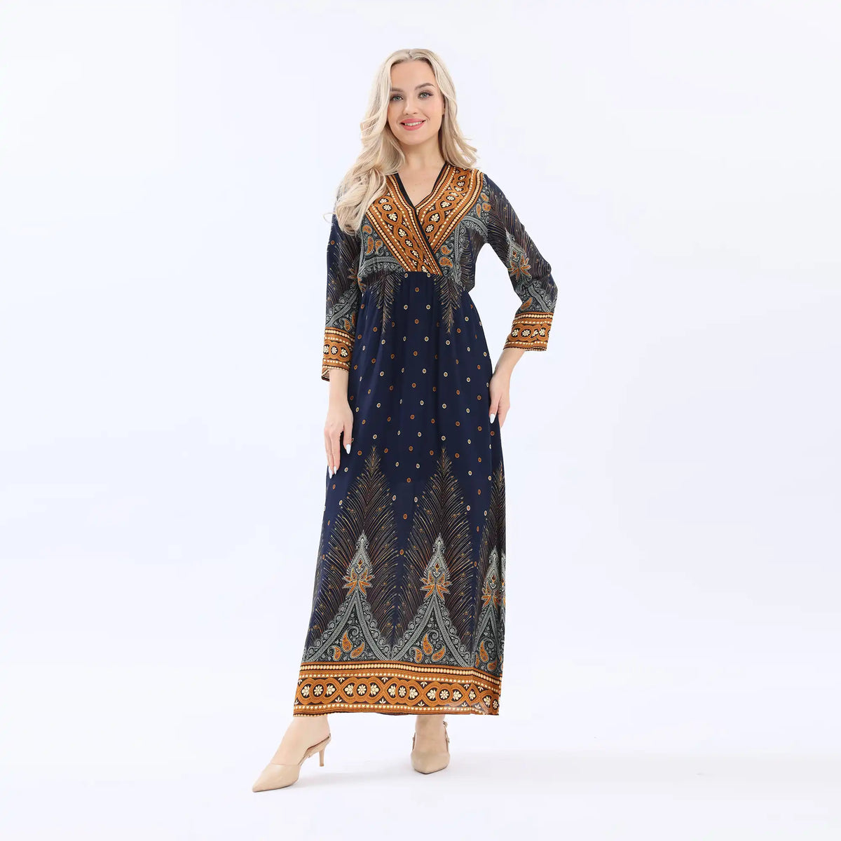 Printed Galabia For Women