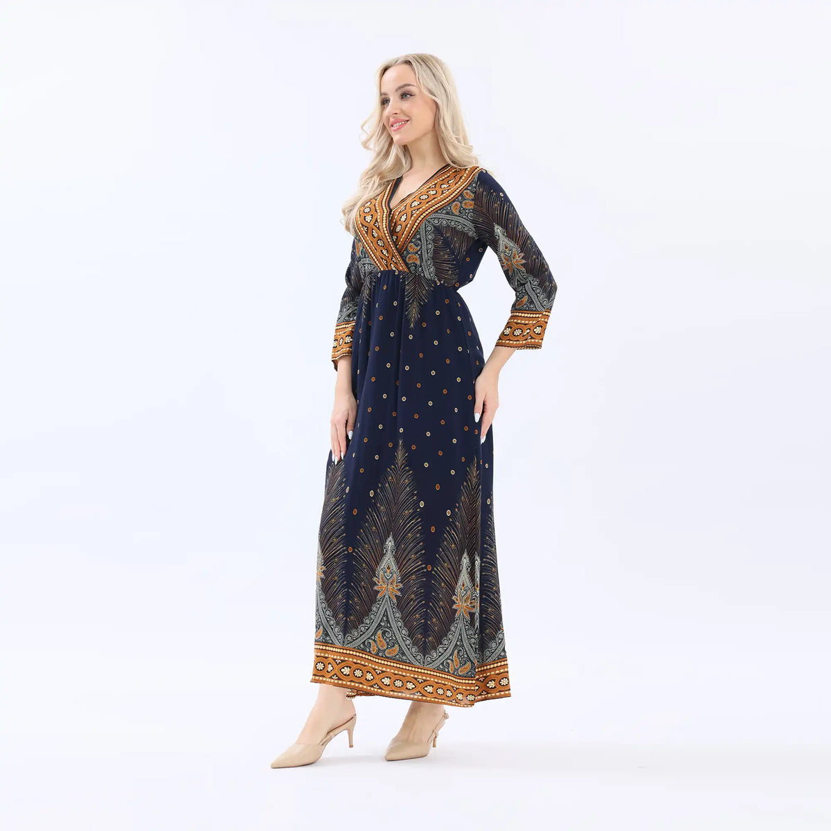 Printed Galabia For Women