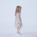 Floral Linen Dress For Baby Girl Image