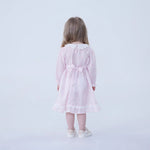 Floral Linen Dress For Baby Girl Image