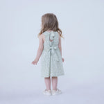 Floral Linen Dress For Baby Girl Image