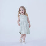 Floral Linen Dress For Baby Girl Image