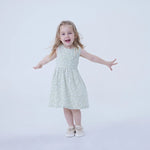 Floral Linen Dress For Baby Girl Image