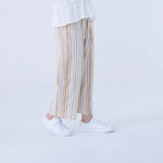 Wide-Leg Linen Pants For Girls Image