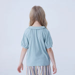 Plain Linen Shirt For Girls Image