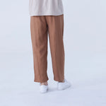 Straight-Leg Linen Pants For Girls Image