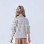 Jacquard Linen Shirt For Girls Image