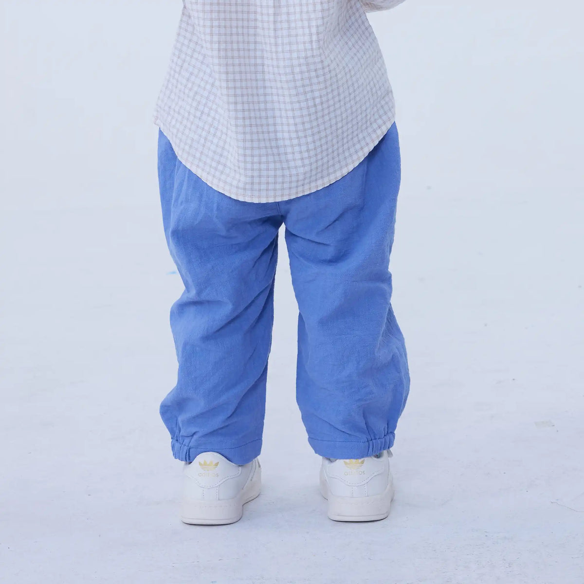 Ankle-Tied Linen Pants For Baby Boy Image