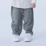 Ordinary Linen Pants For Baby Boy Bean Green Image