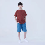 Ordinary Linen Shorts For Boys Image