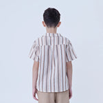 Striped Linen Shirt For Boys Image
