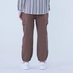 Ankle-Tied Linen Pants For Boys Image