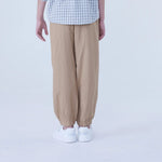 Ankle-Tied Linen Pants For Boys Image