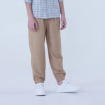 Ankle-Tied Linen Pants For Boys Image