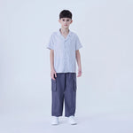 Straight-Leg Linen Pants For Boys Image
