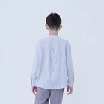 Striped Linen Shirt For Boys Image
