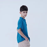 Plain Linen Blouse For Boys Image