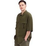 Plain Linen Shirt For Men Image