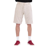 Beige Ordinary Linen Shorts For Men Image