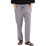 Baggy Linen Pants For Men Gray Image