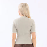 Plain Basic Polo Shirt For Women Image