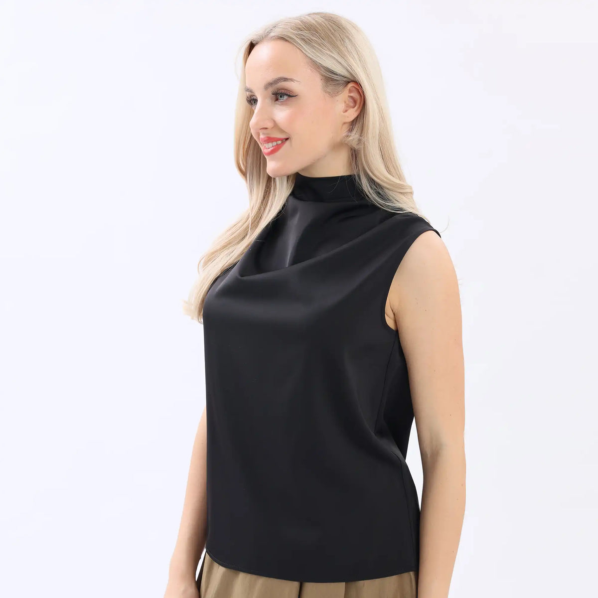 Plain Basic Blouse For Women Image