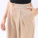 Wide-Leg Basic Pants For Women Image