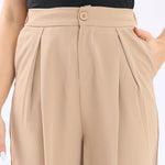 Wide-Leg Basic Pants For Women Image