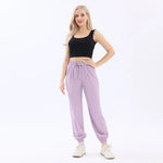 Ankle-Tied Basic Pants For Women Image