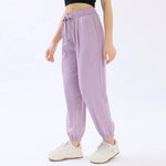 Ankle-Tied Basic Pants For Women Image