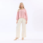 Plain Linen Shirt For Women Image