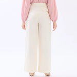 Wide-Leg Linen Pants For Women Image