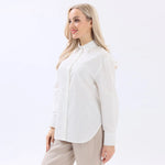 Plain Linen Shirt For Women Image