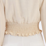 Quilting Linen Shirt For Women Image