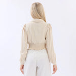 Quilting Linen Shirt For Women Image