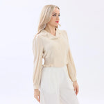 Quilting Linen Shirt For Women Image