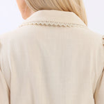 Quilting Linen Shirt For Women Image