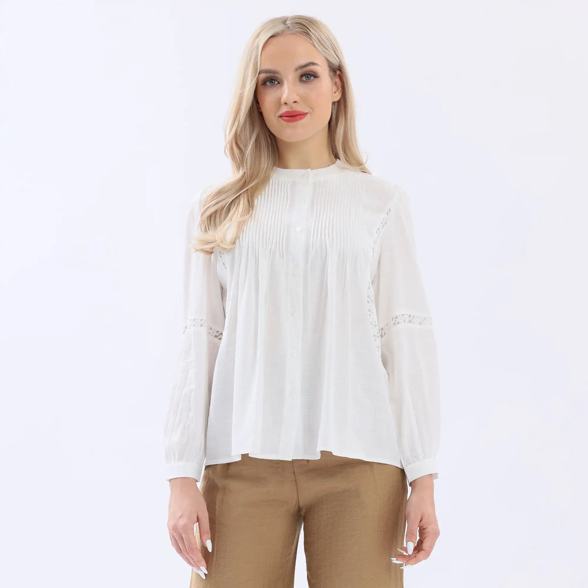 Floral Linen Shirt For Women