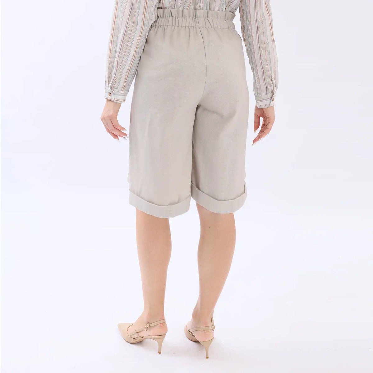 Baggy Linen Shorts For Women