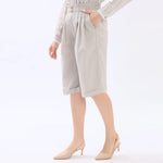 Baggy Linen Shorts For Women Image