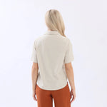 Plain Linen Shirt For Women Image