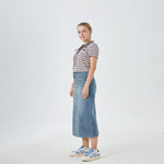Striped Street Look Polo Shirt For Women Image