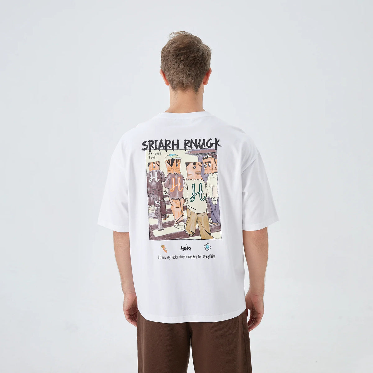 Printed Street Look T.Shirt For Men