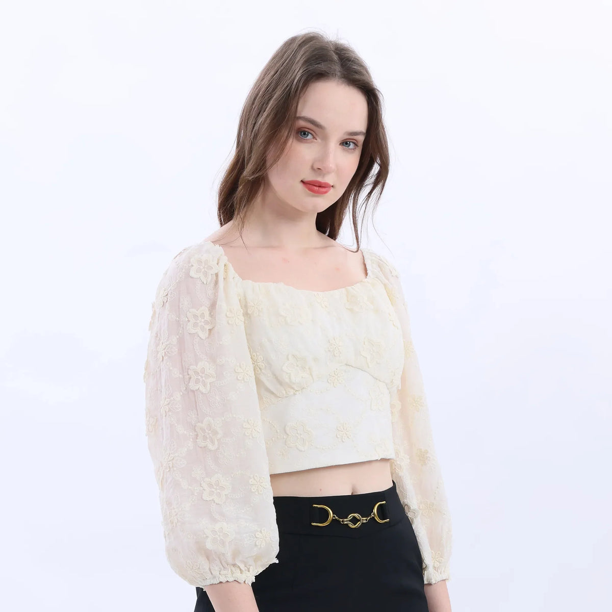 Embroidery Fashion Blouse For Women Image