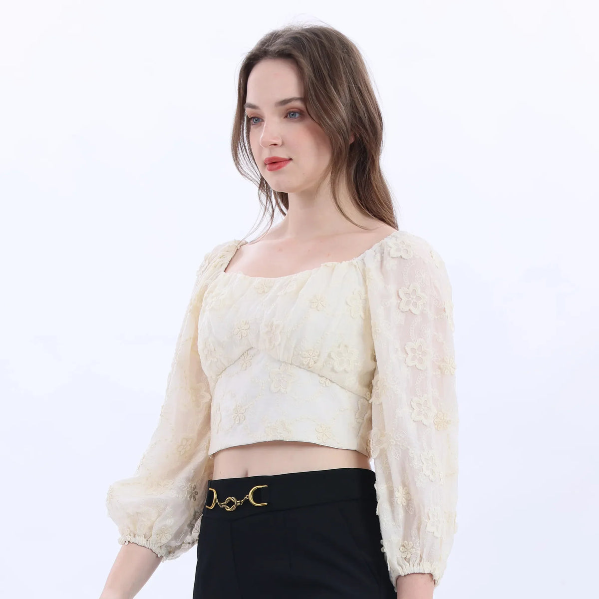 Embroidery Fashion Blouse For Women Image